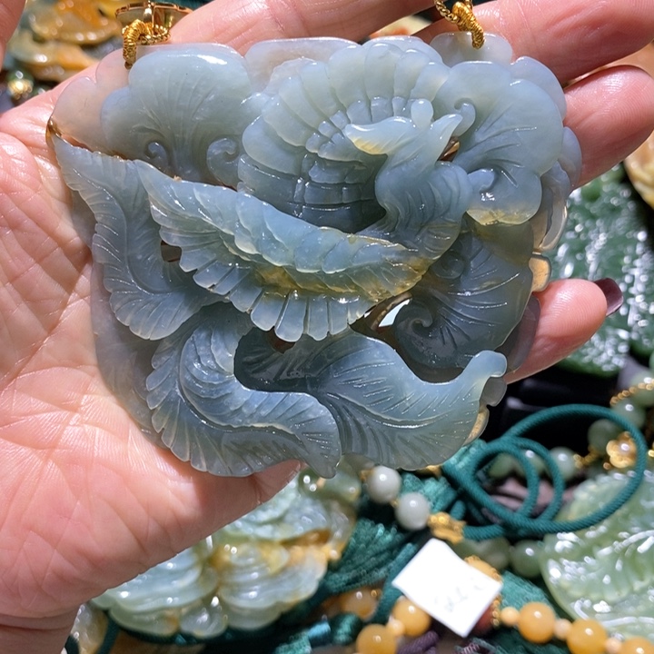 岫玉毛衣链未镶嵌