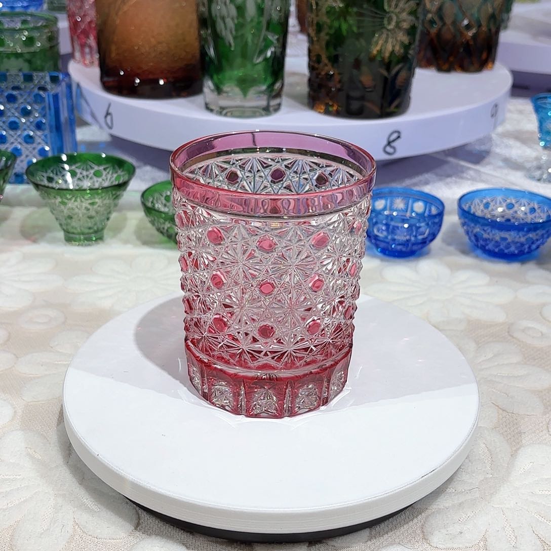 九*。水晶杯水晶花瓶果盘通宝工艺品