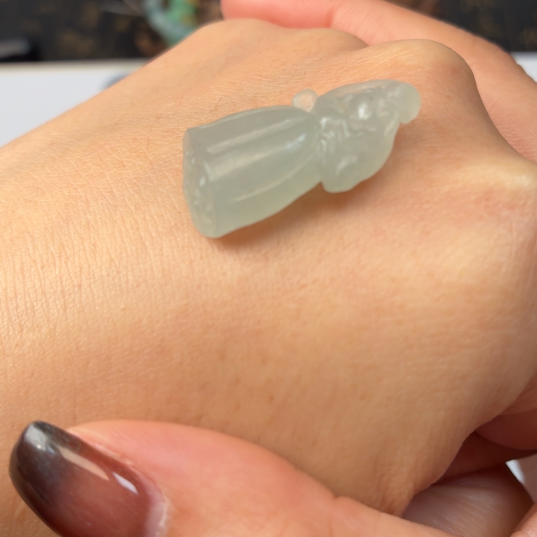 定制翡翠未镶嵌莲蓬