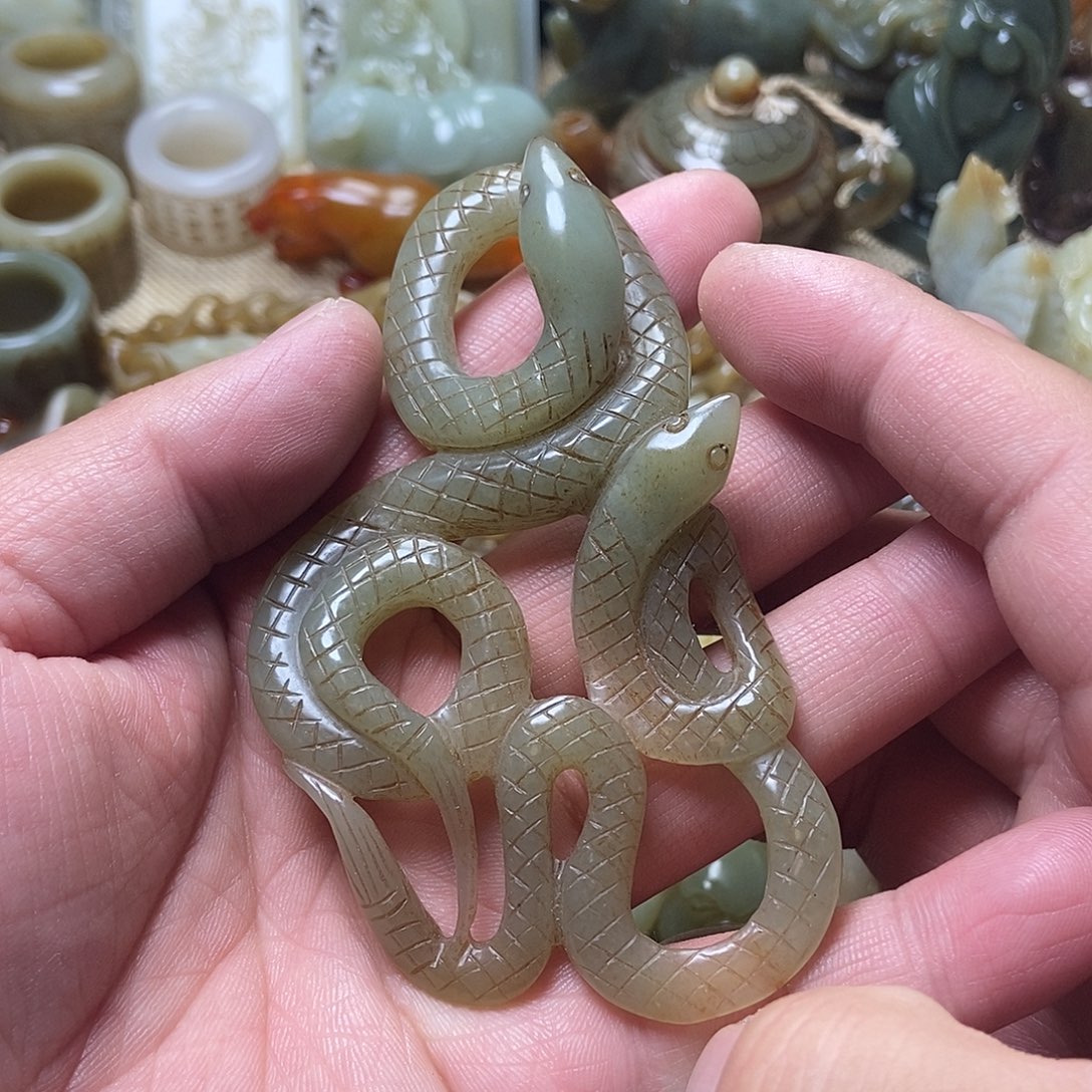 和田玉挂件未镶嵌