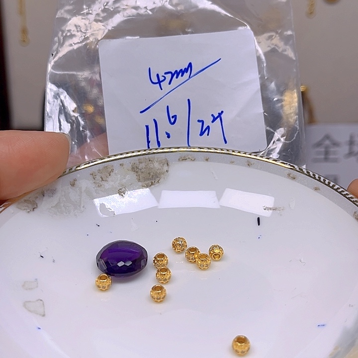 紫晶颈饰银S925镶嵌紫晶925镶嵌169