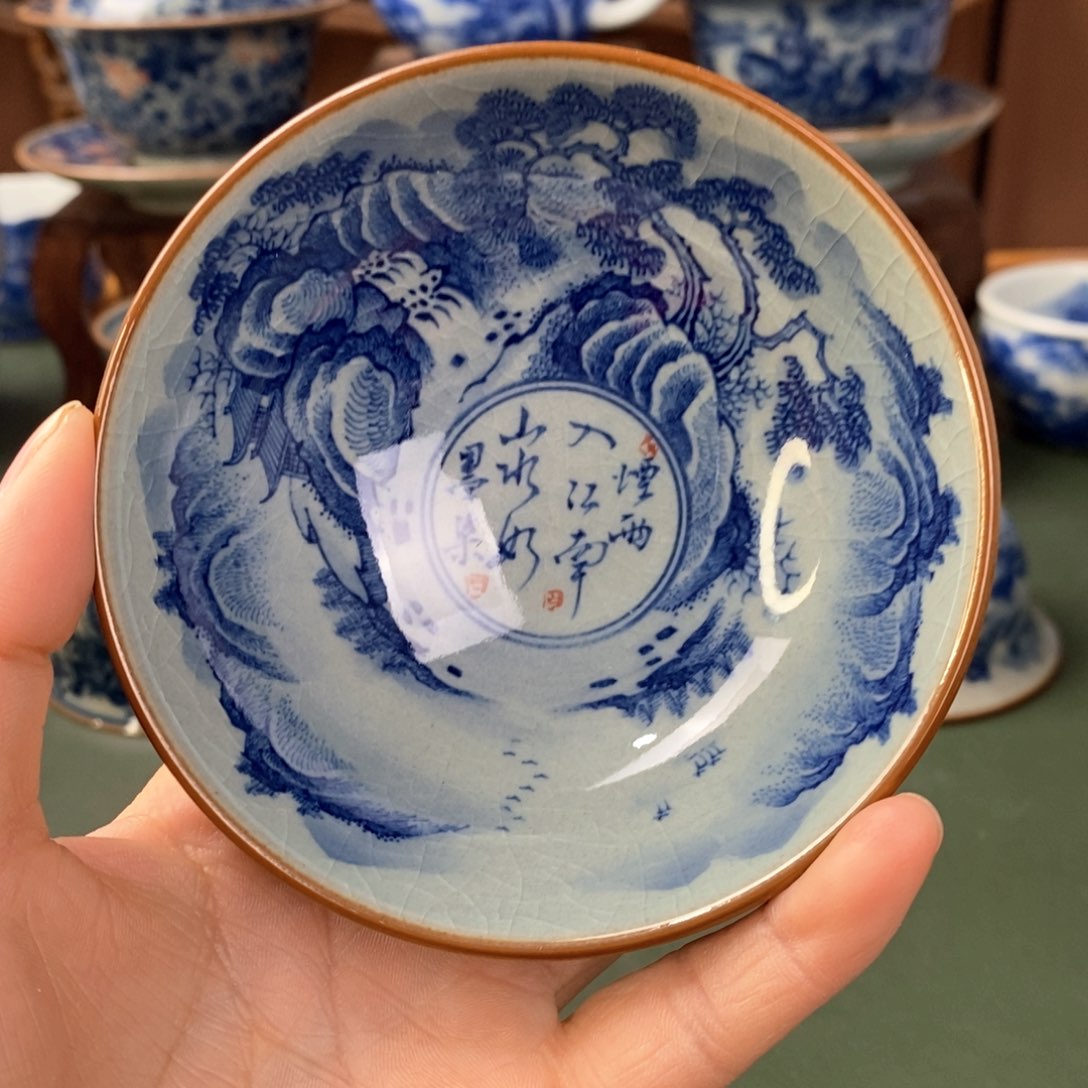 杯景德镇陶瓷手工手绘