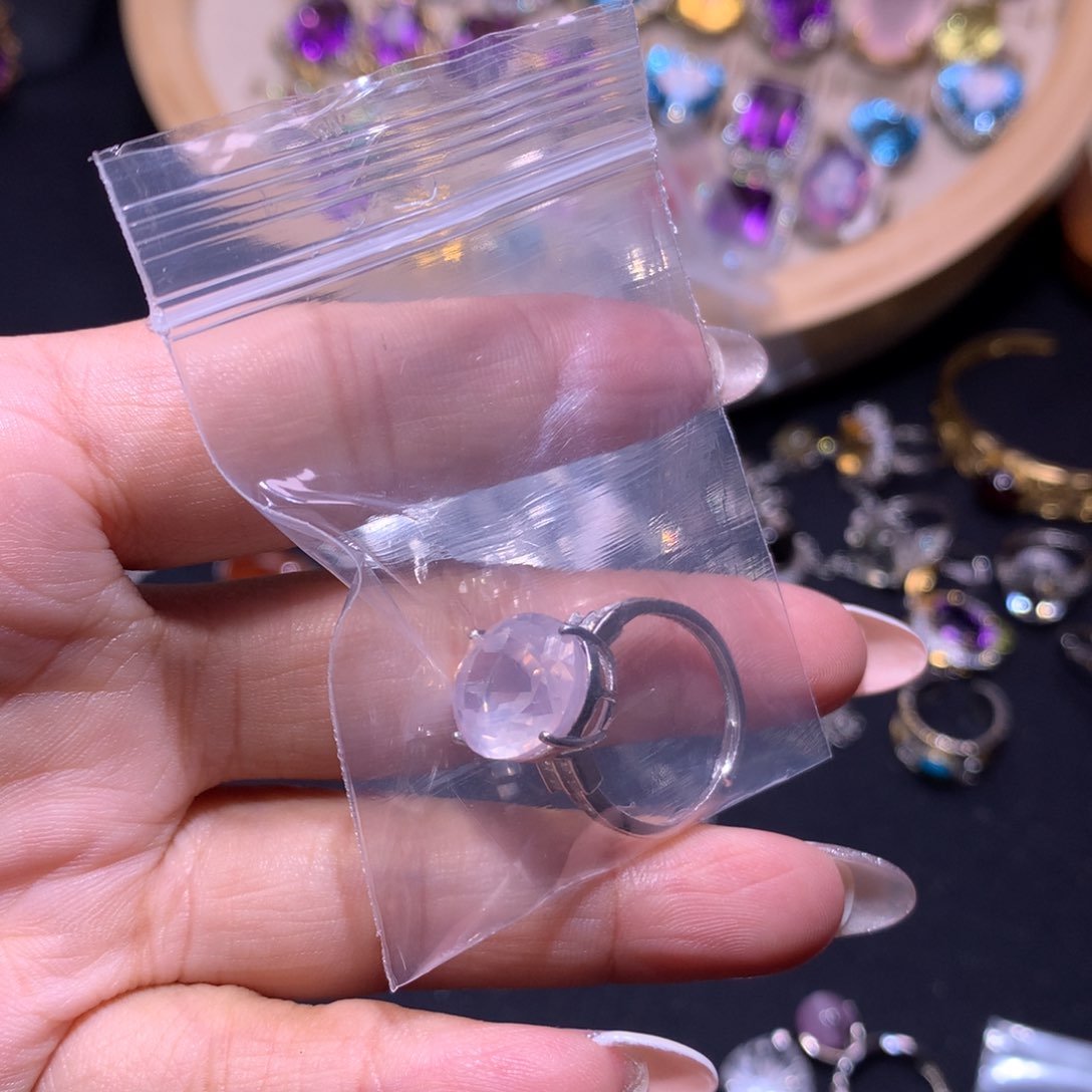 【闪购商品】银S925镶嵌戒指水晶戒指