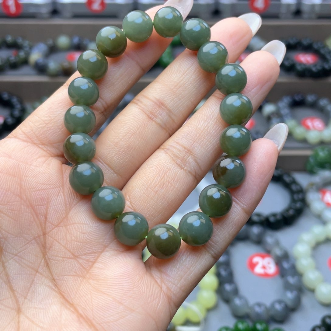 和田玉手串未镶嵌