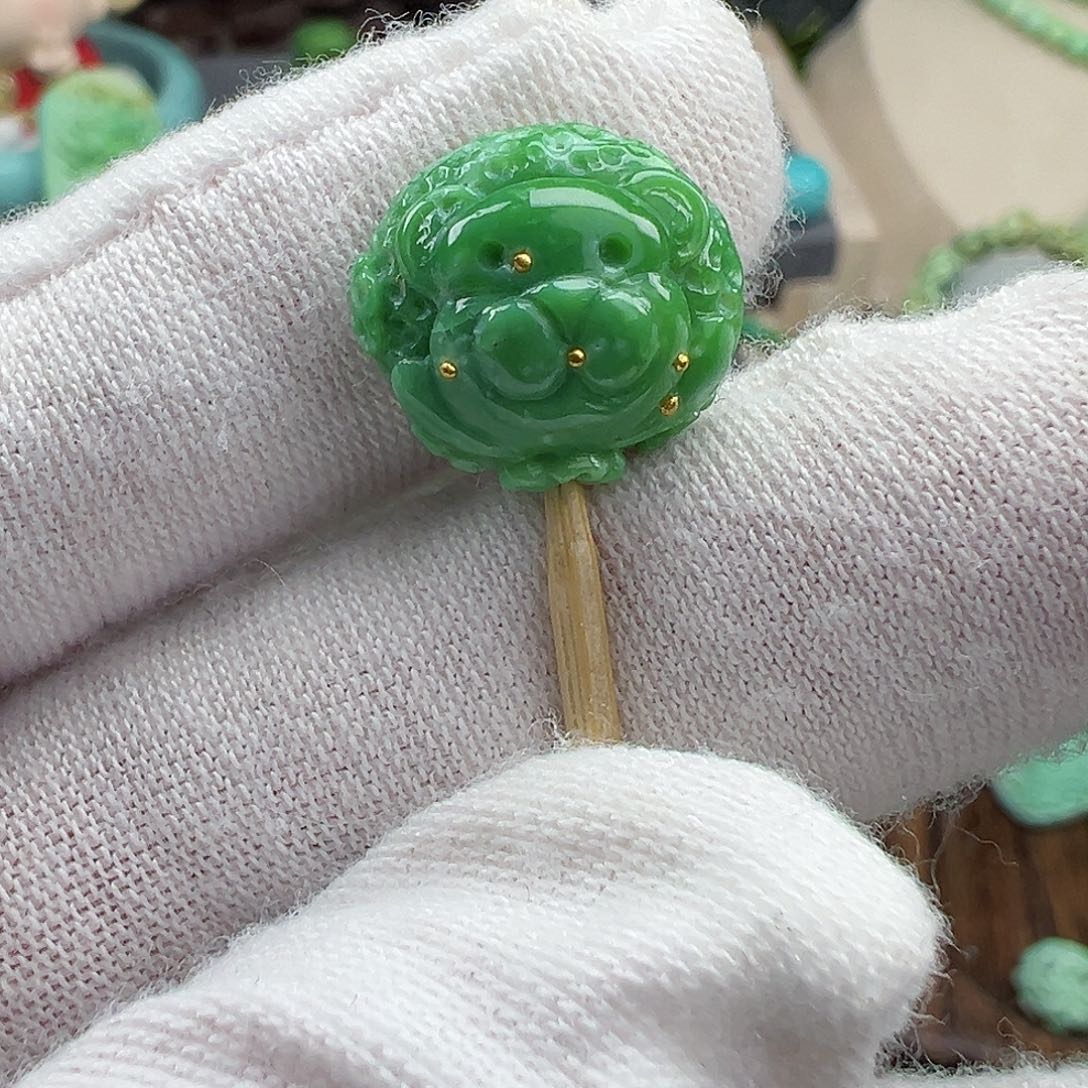 绿松石菜籽黄绿松石Z未镶嵌