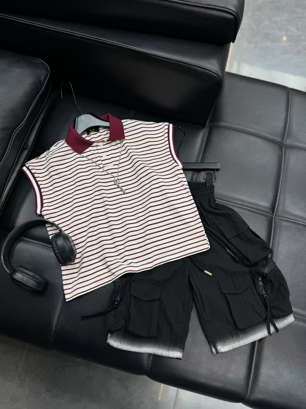 吾 2025【Y】5月9日 儿童男童女童时尚条纹韩版短袖T恤4001-