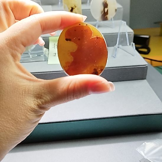 玛瑙/玉髓未镶嵌挂牌小兽