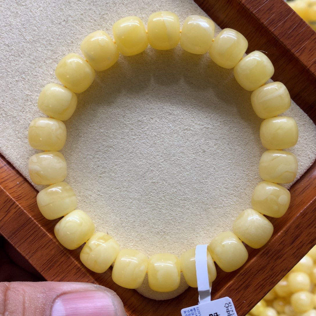 蜜蜡手链未镶嵌小***n蜜蜡