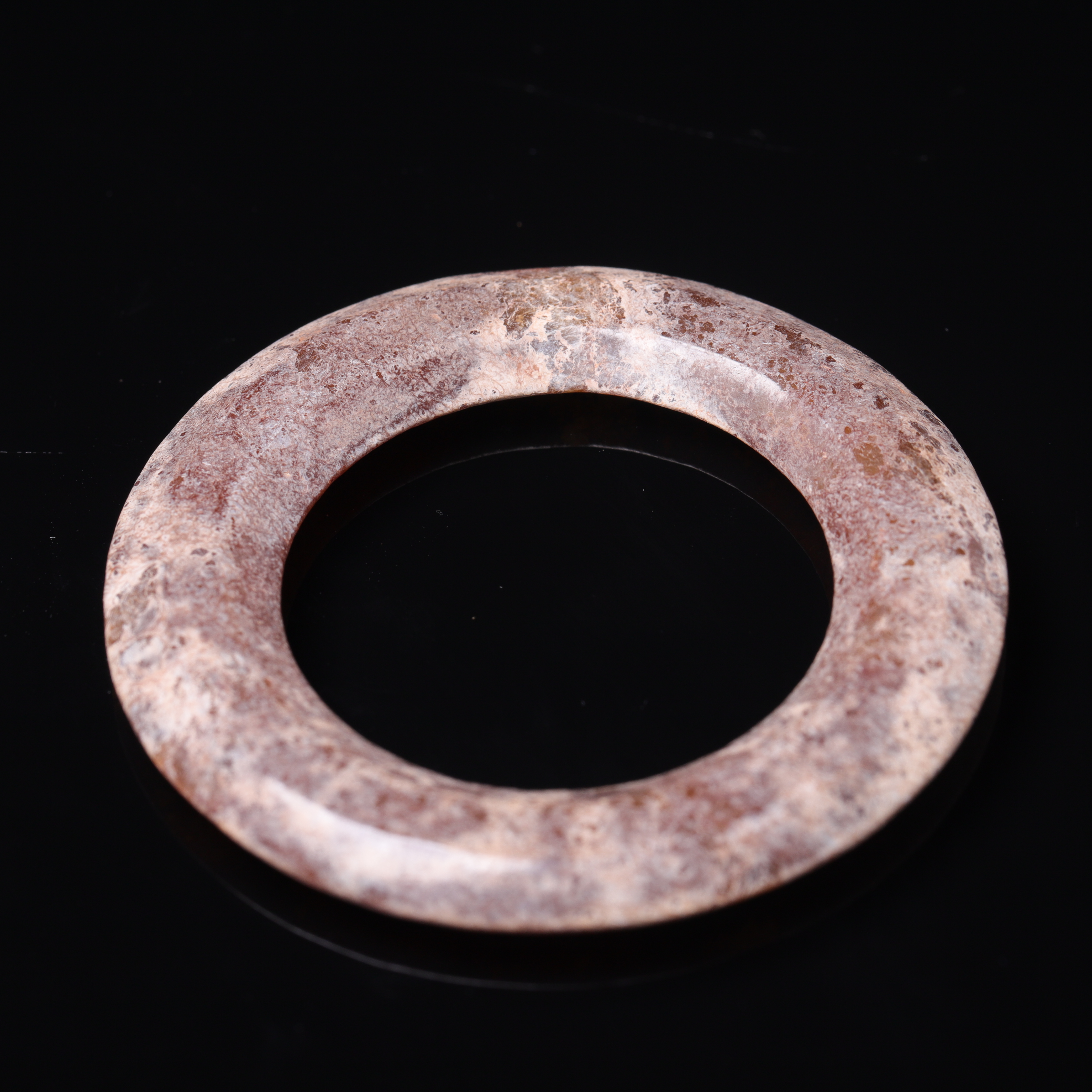 明代和田玉三才环-LM