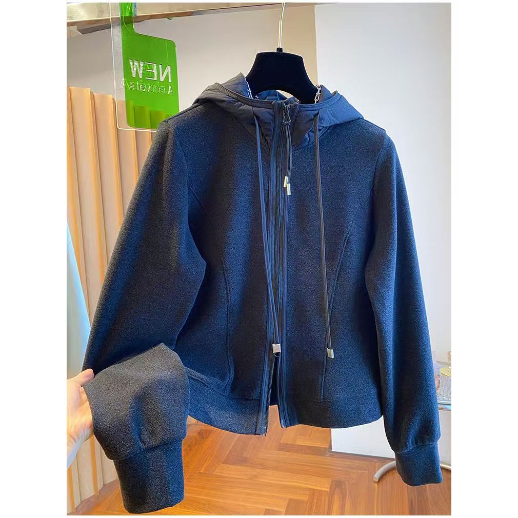 4686 秋冬女士连帽休闲上衣外套 F177三楼