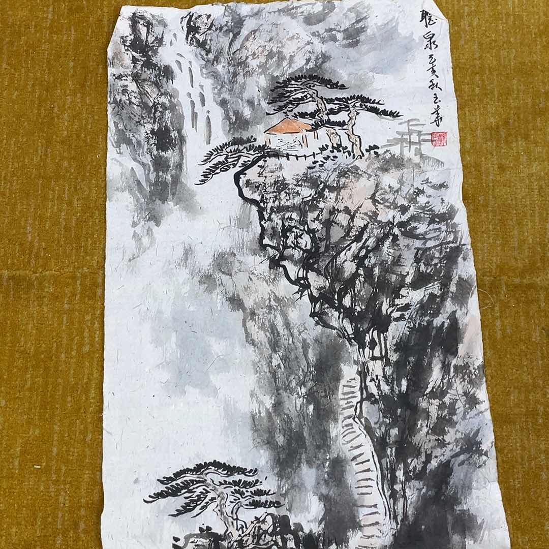 国画绘画作品玉华微瑕6666