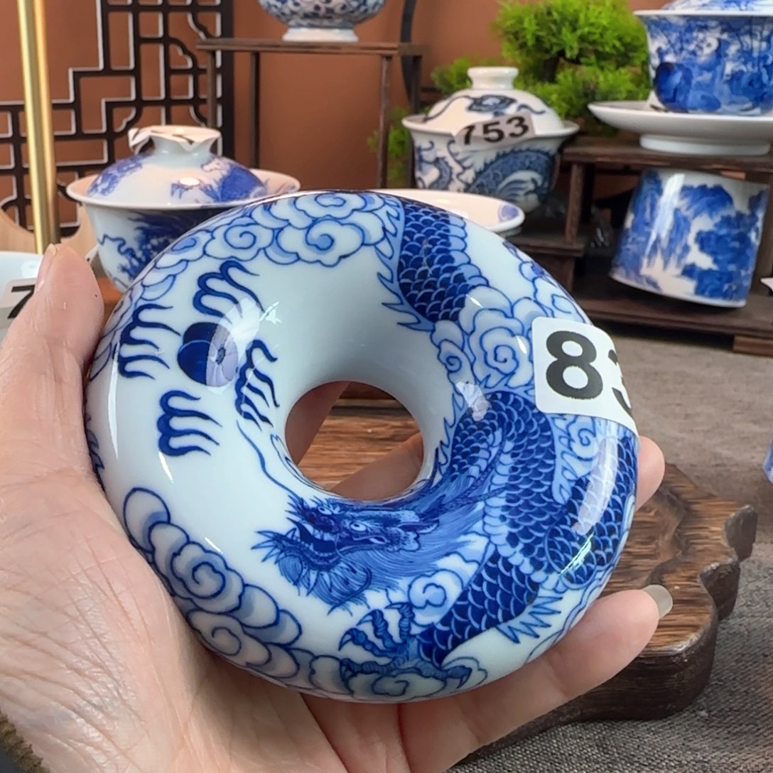 六*半景德镇陶瓷手绘茶器833