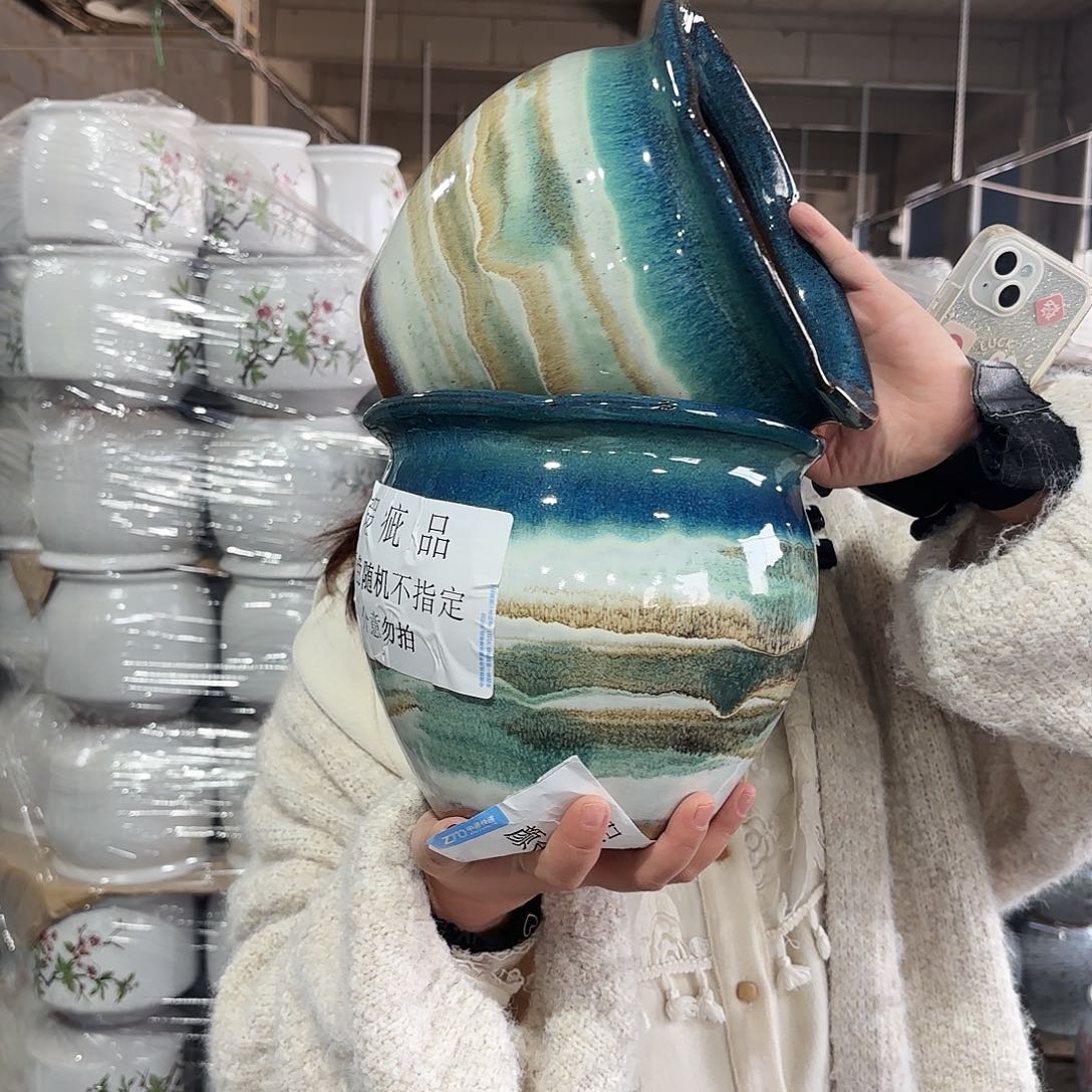 瑕疵两个高18/20红陶