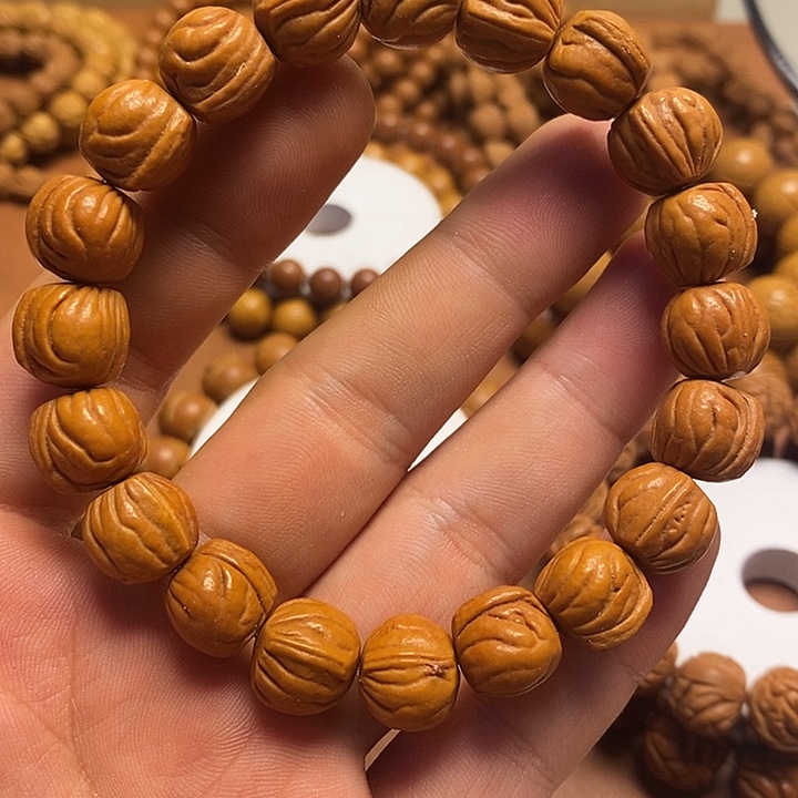 手串桃核龙纹桃核手串