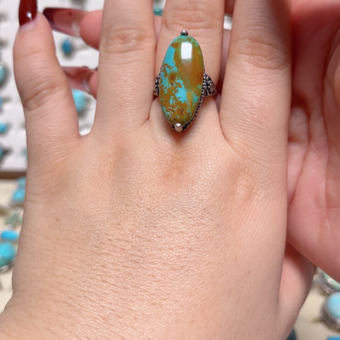 【闪购商品】未镶嵌绿松石珠宝奇石