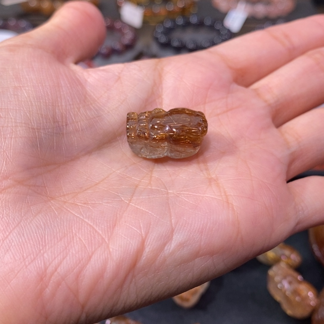 水晶貔貅未镶嵌李*貔貅