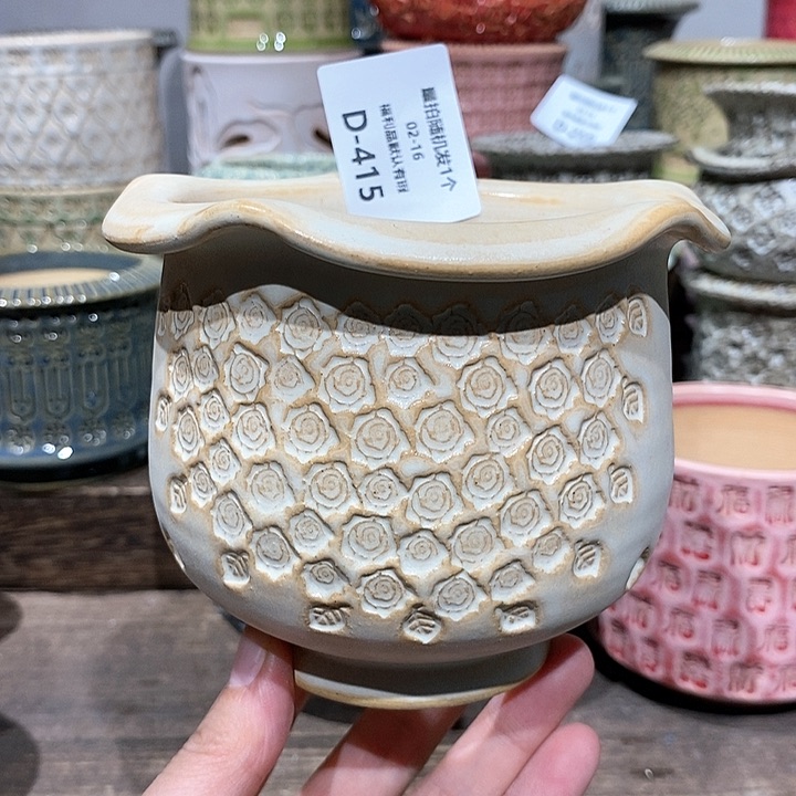 七里烧陶瓷02-16-415内口8