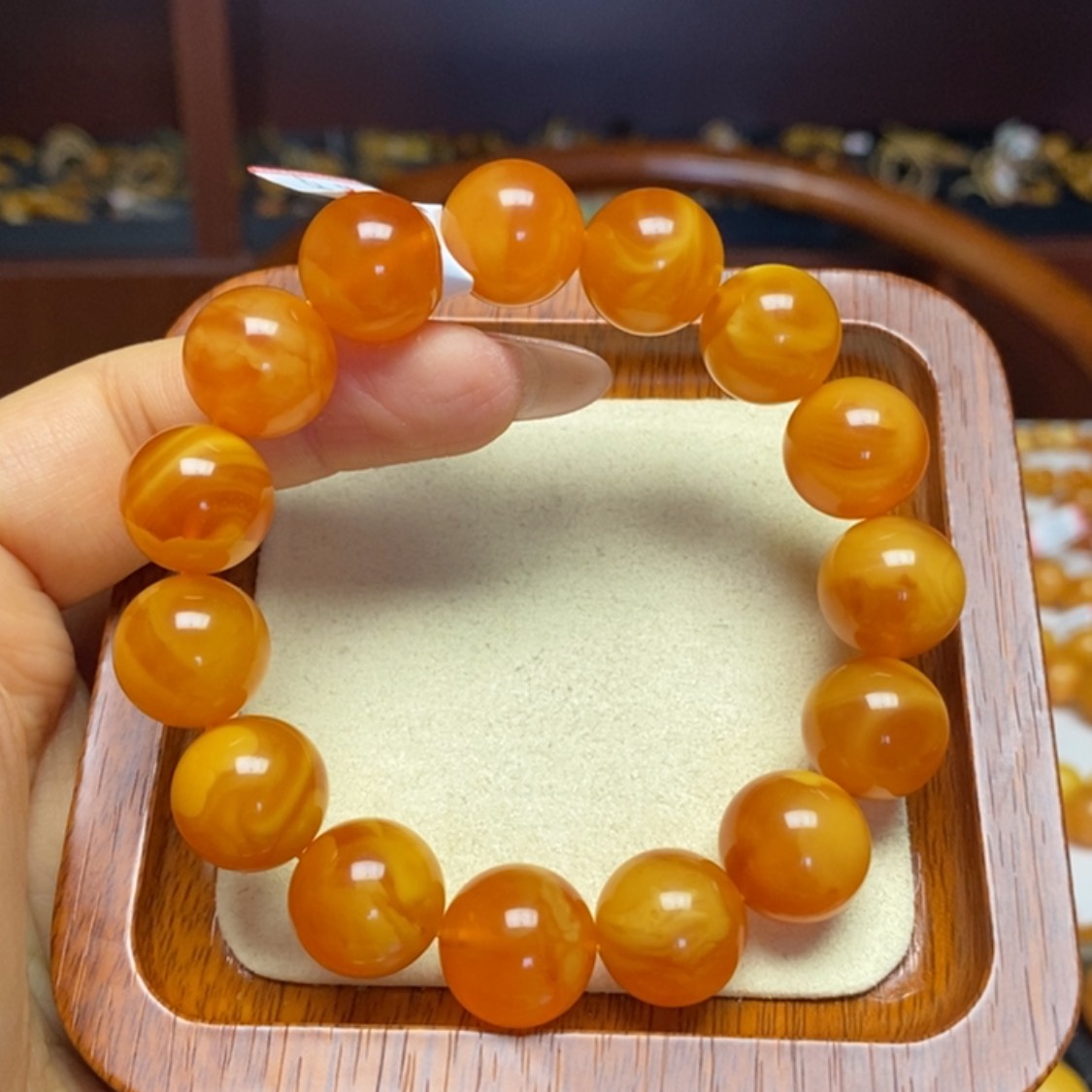 【闪购商品】蜜蜡手链未镶嵌手串