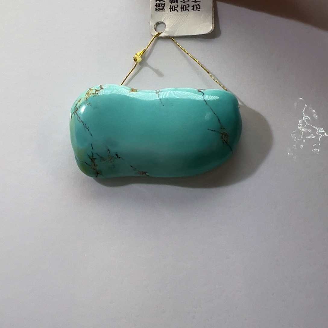 绿松石未镶嵌挂件