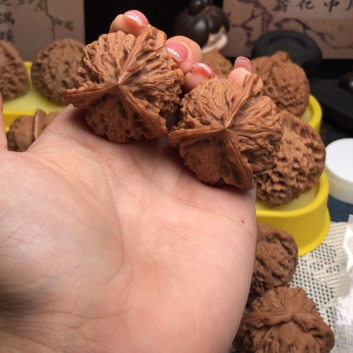 吊坠文玩核桃38盘山三棱