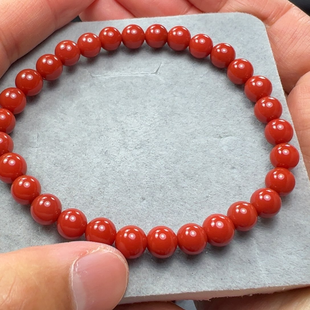 南红玛瑙手串未镶嵌