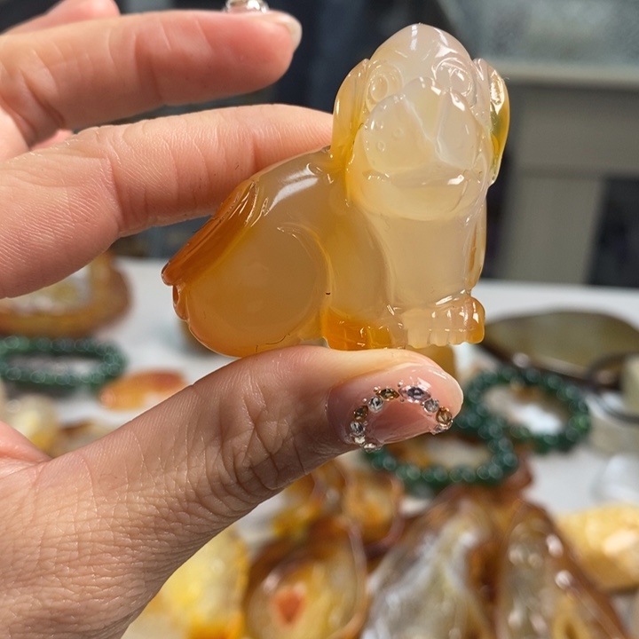 玛瑙/玉髓吊坠(不含链)未镶嵌