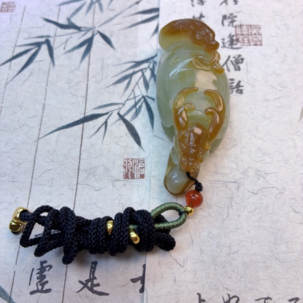 和田玉且末糖·玄武苏工【上官亲自雕刻】抖音官方鉴真发货·顺丰包邮