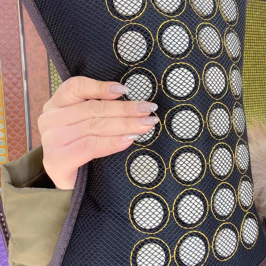 柘***榴羊毛颈椎枕加热颈椎枕