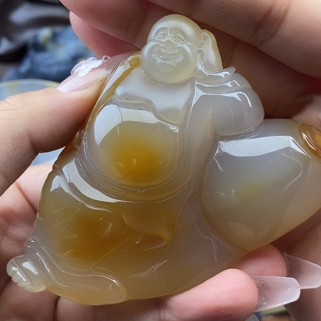 村***长玛瑙/玉髓未镶嵌颈饰玛瑙