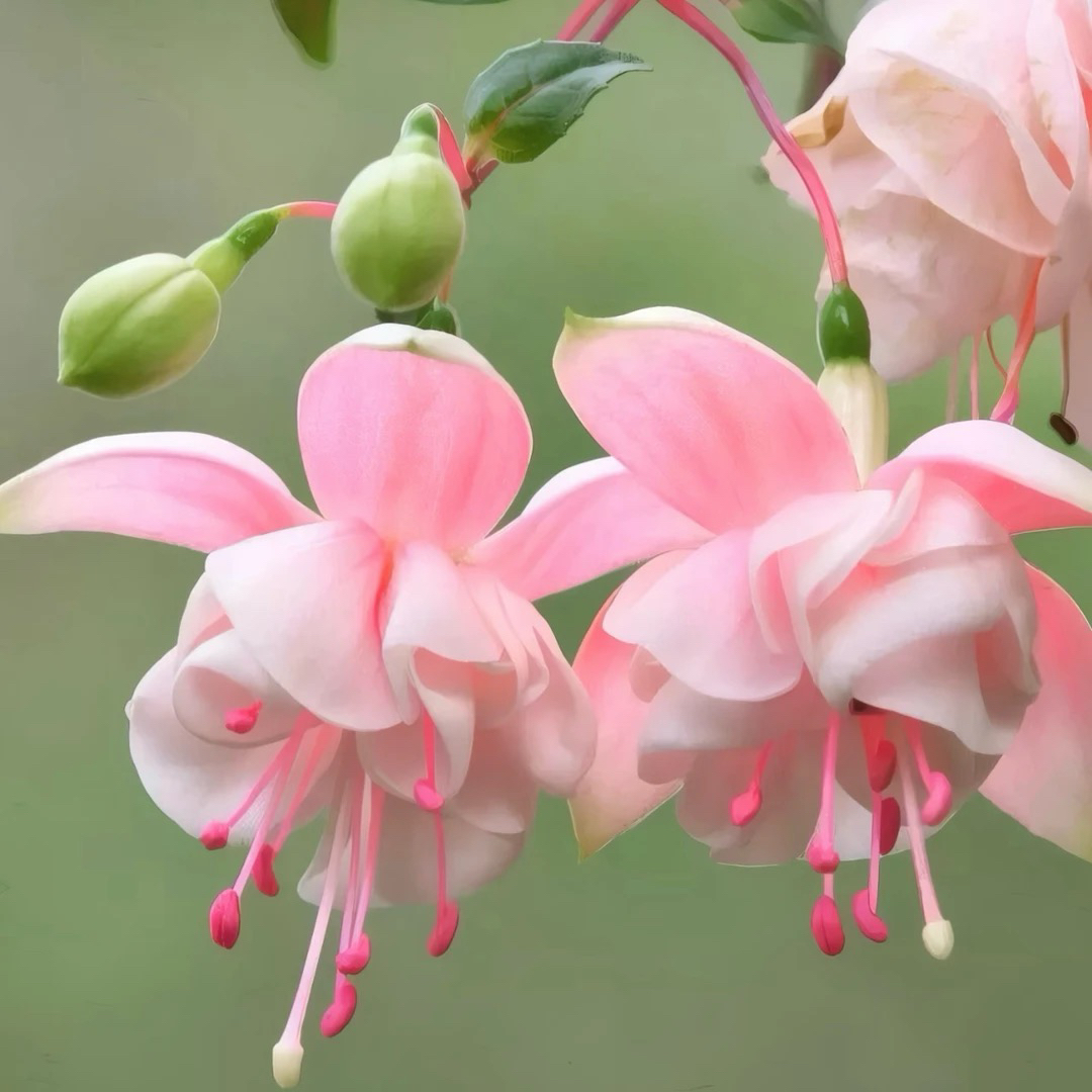 【粉水晶】倒挂金钟灯笼花 年宵花 多年生多季开花 新手易养护