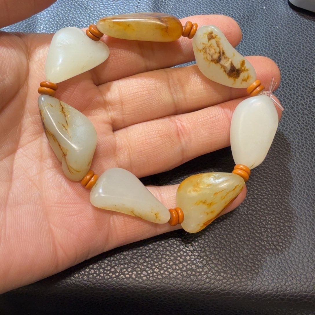 和田玉手链未镶嵌