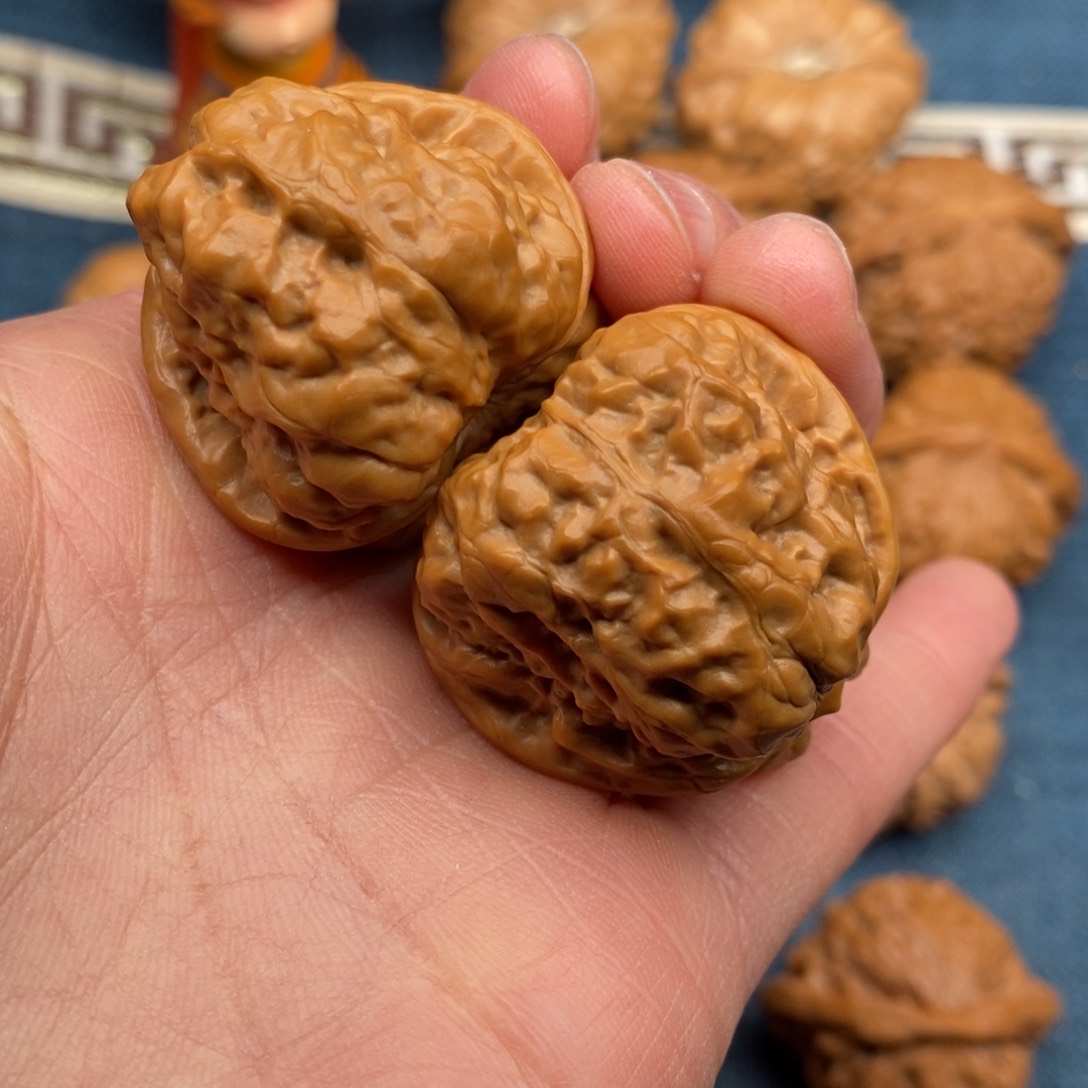 文玩核桃把件35肌肉蛙