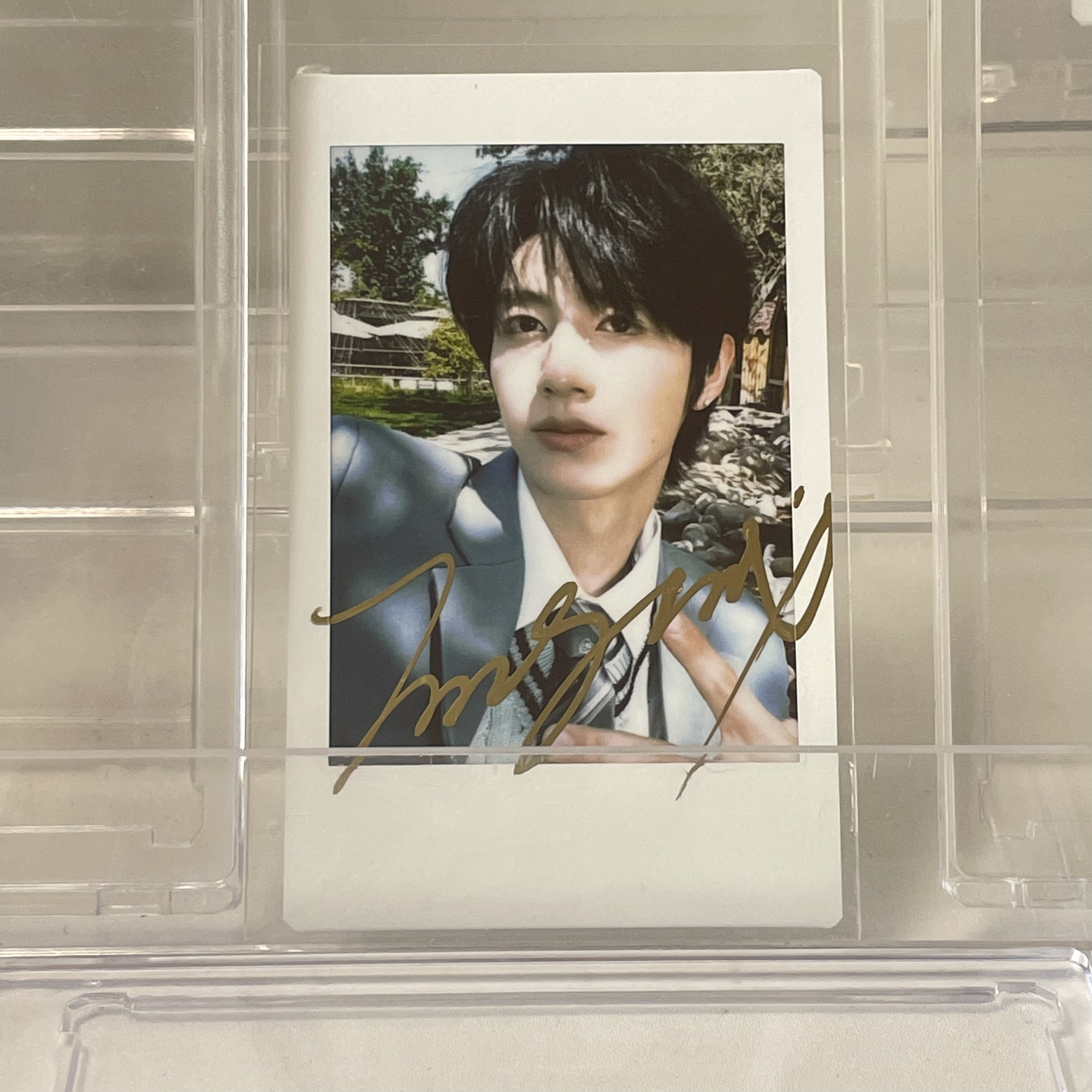 P0806「朱志鑫」正品拍立得照片 白边