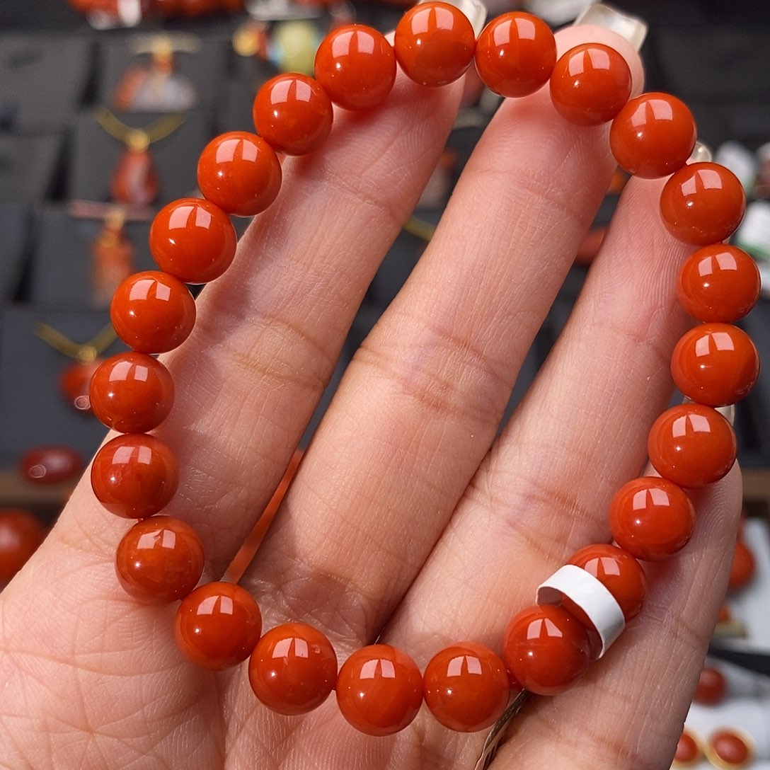 南红玛瑙未镶嵌四川凉山手串8mm