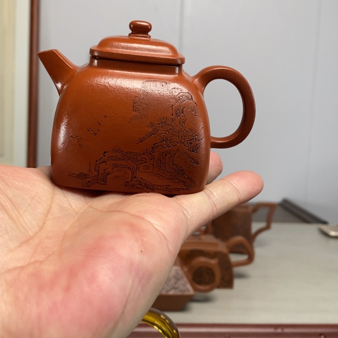 紫砂茶壶原矿泥料传统工艺制作