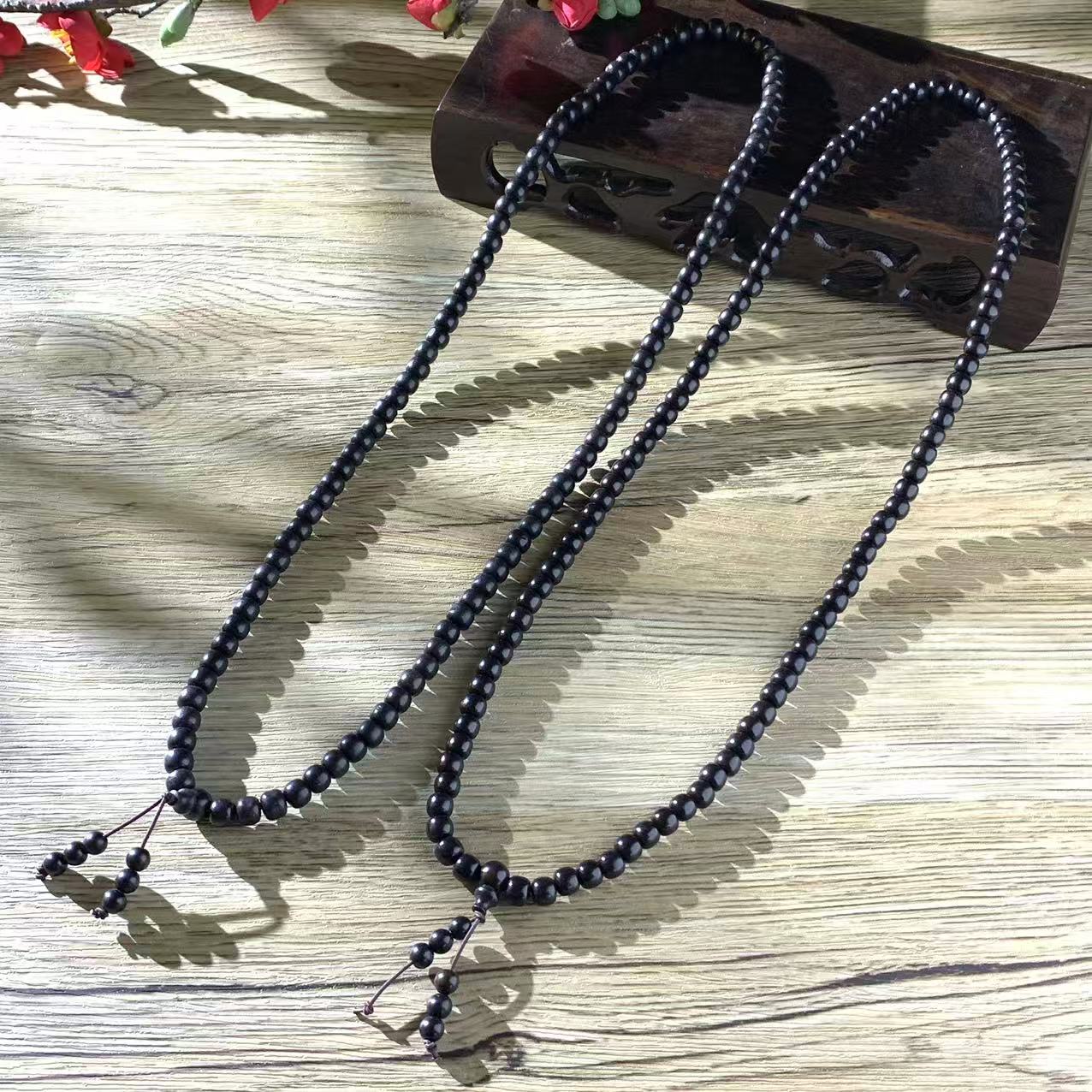 S8122【任会长珠宝】紫光檀项链-多样性只发一件