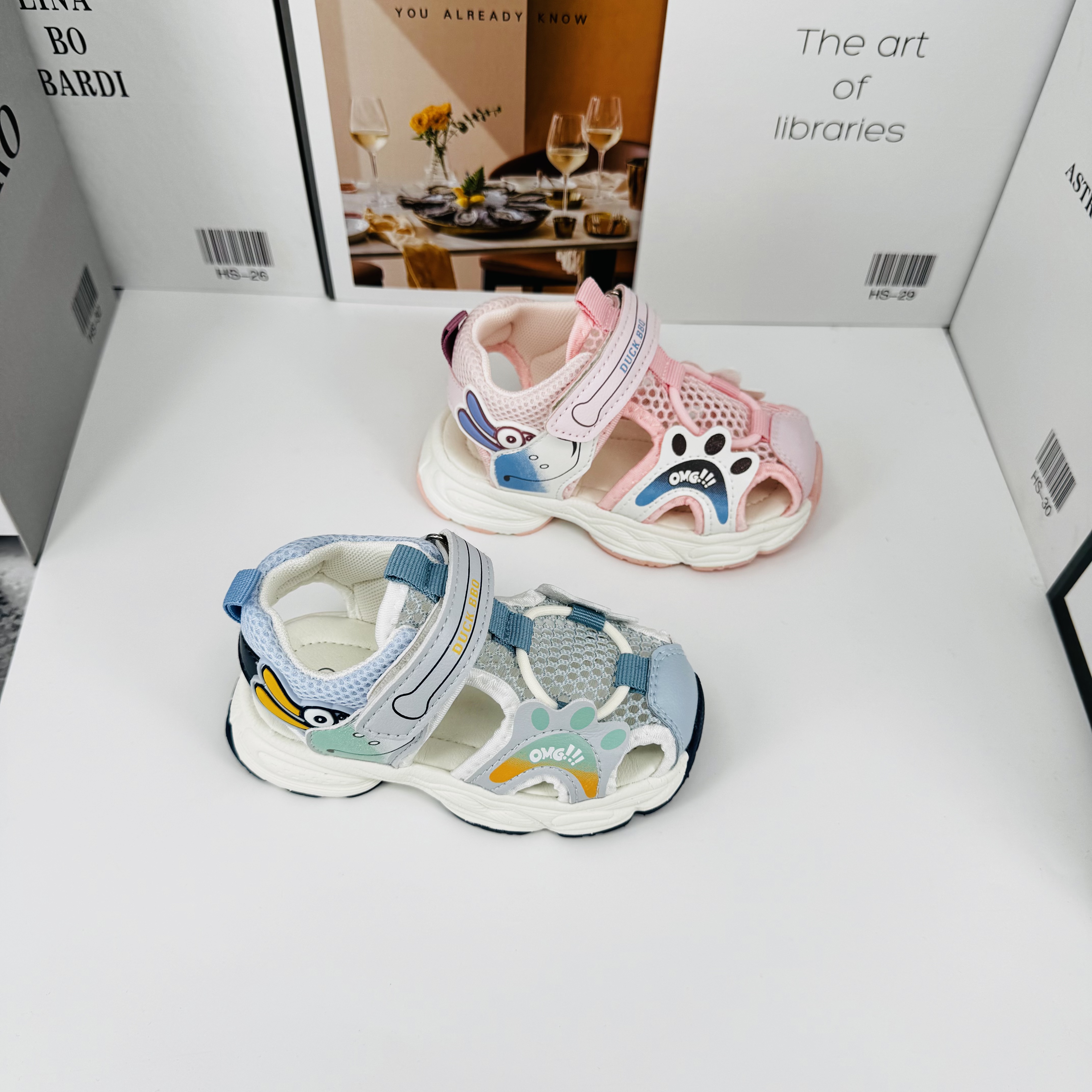 857~儿童夏季时尚透气软底舒适运动机能包头凉鞋 夏款童包男女童