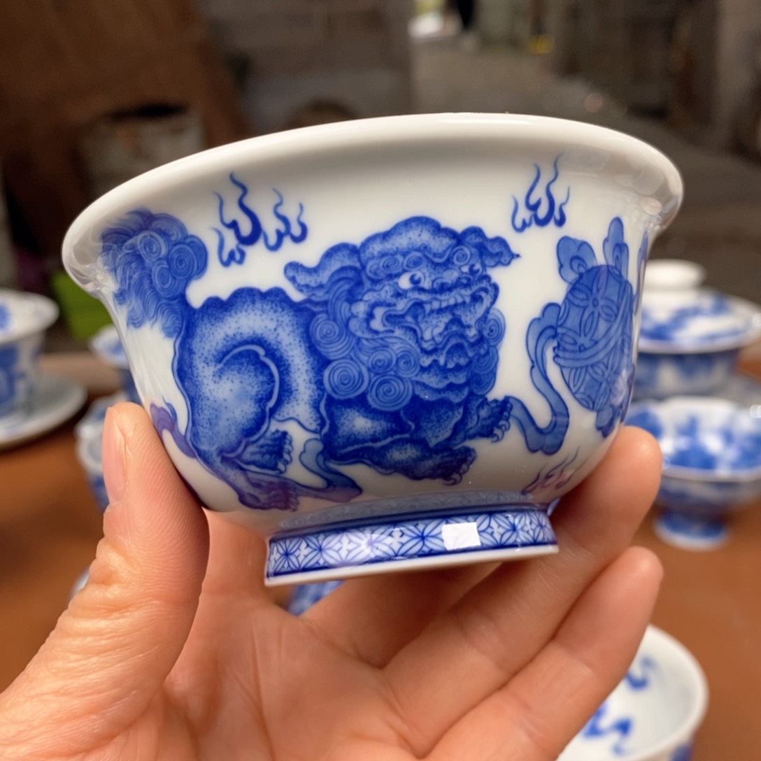 杯景德镇陶瓷手工手绘