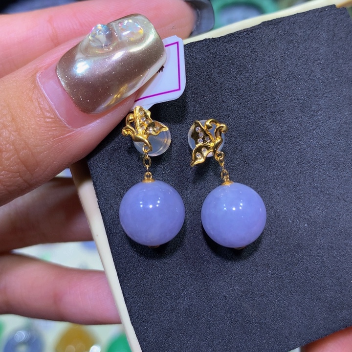 翡翠18K金镶嵌颈饰翡翠