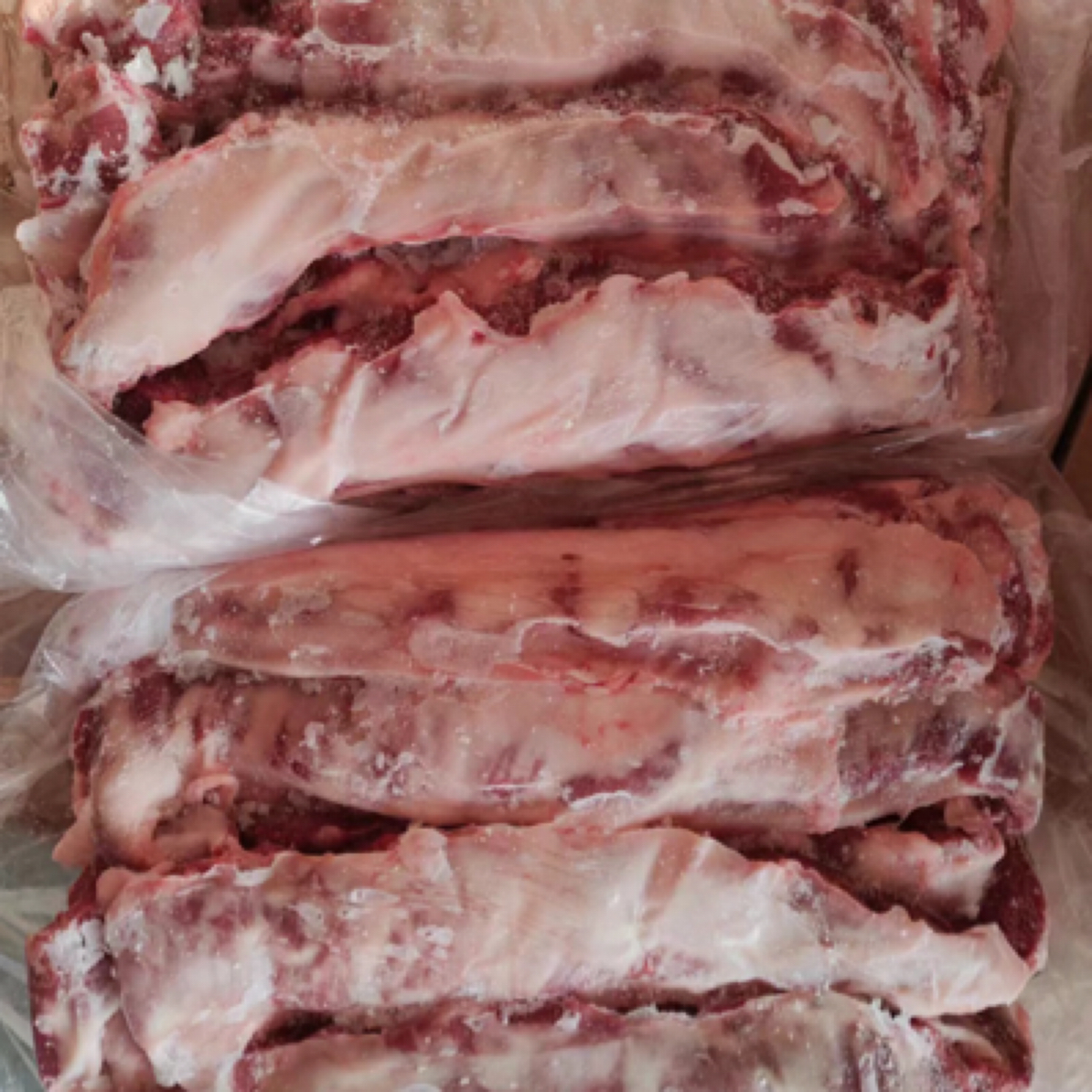 油边东北大油边新鲜冷冻猪边肋猪油边肉猪护心肉烧烤食材20斤