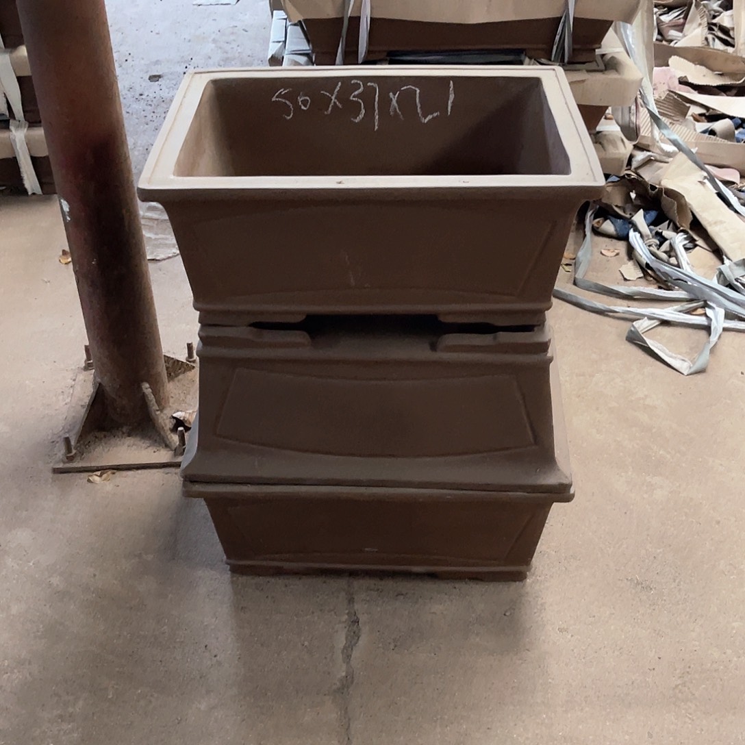 紫砂花盆长方盆一个