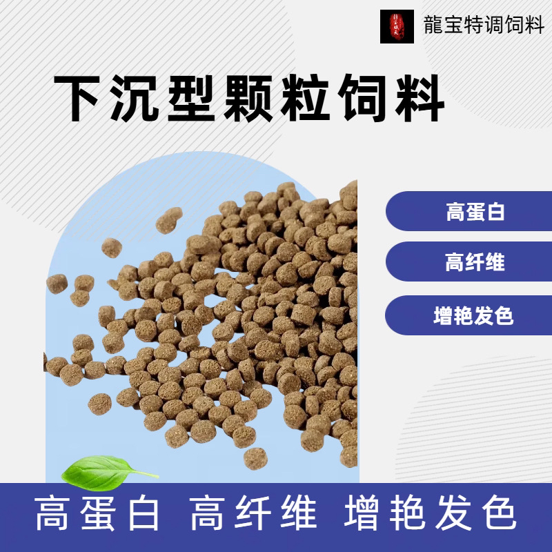 下层鱼专用调制饲料 增艳发色 高蛋白高纤维防止肠胃炎