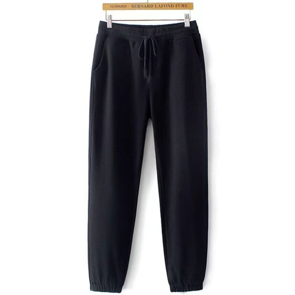 加绒休闲束脚运动休闲裤男女同款XX203K+