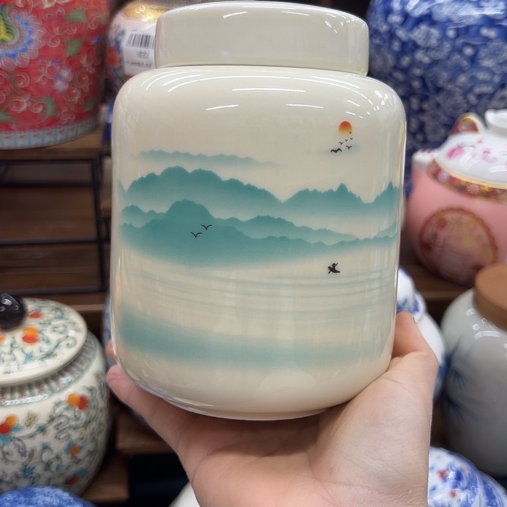 瓷片茶叶罐茶叶罐