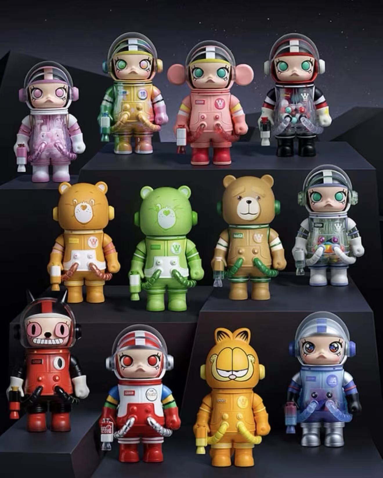 【拍下默认拆盒】POPMART泡泡玛特MEGA  SPACE  MOLLY100%周年系列3