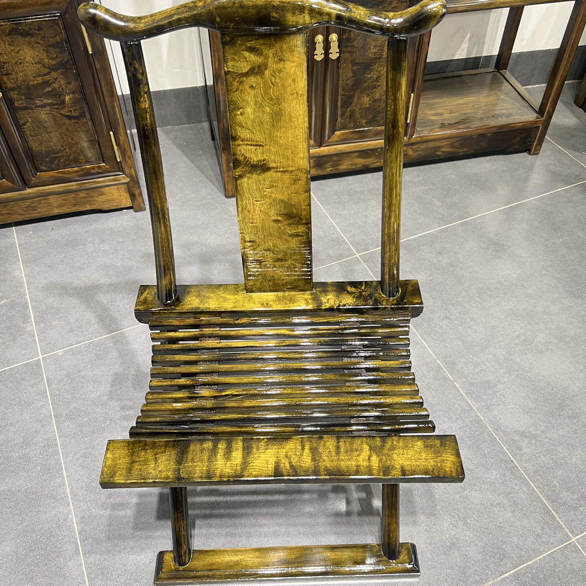 金丝楠小椅子长45宽38高78