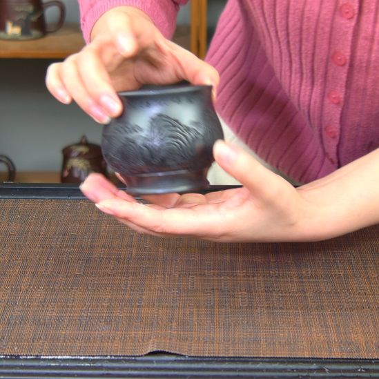 茶杯紫砂高货放漏