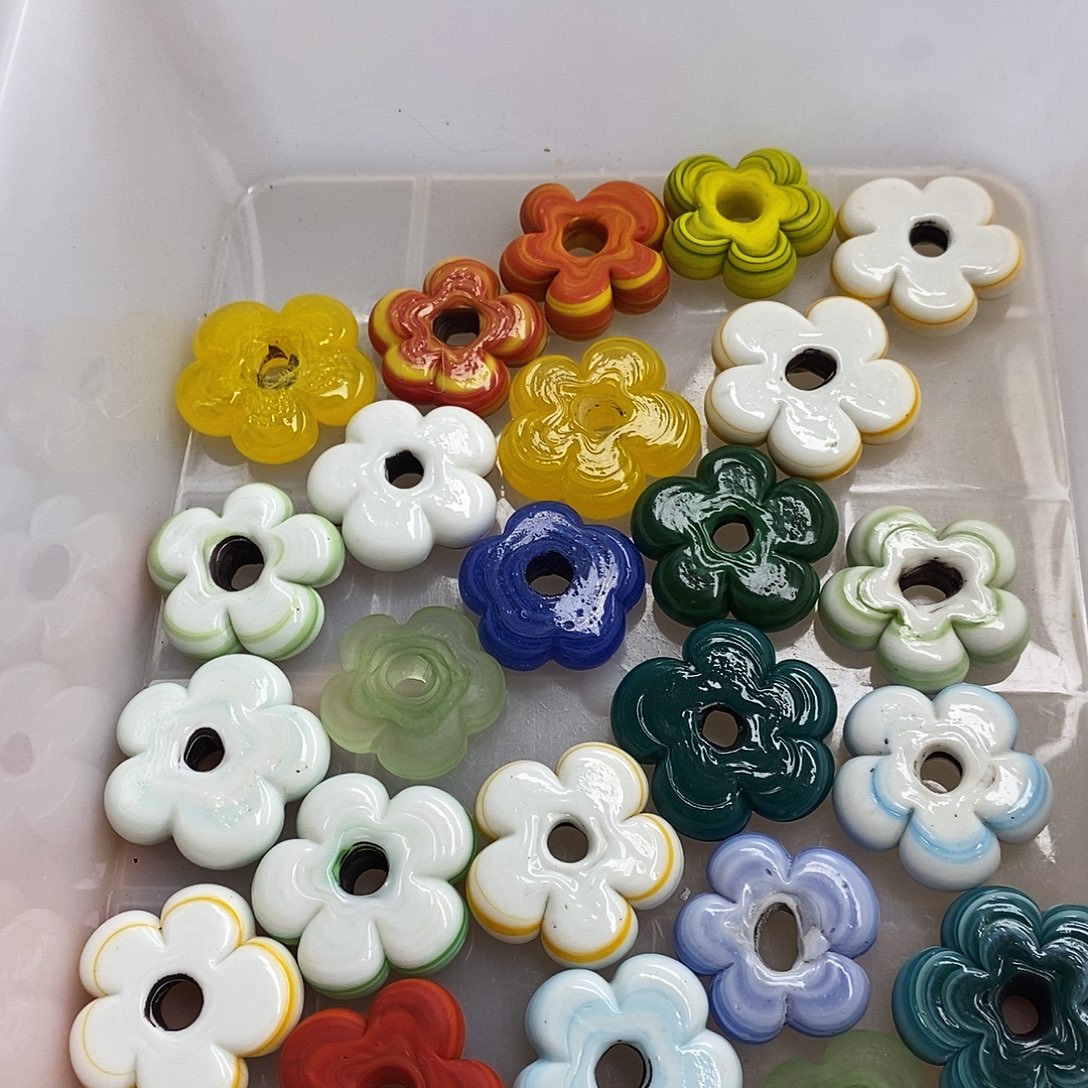 琉璃颈饰尼泊尔花花卡3.0的3元一片