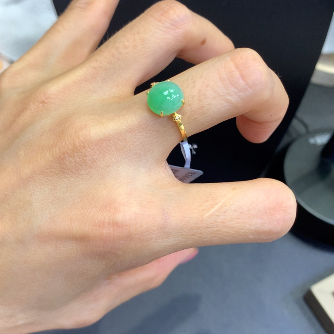 【闪购商品】翡翠18K金镶嵌颈饰翡翠