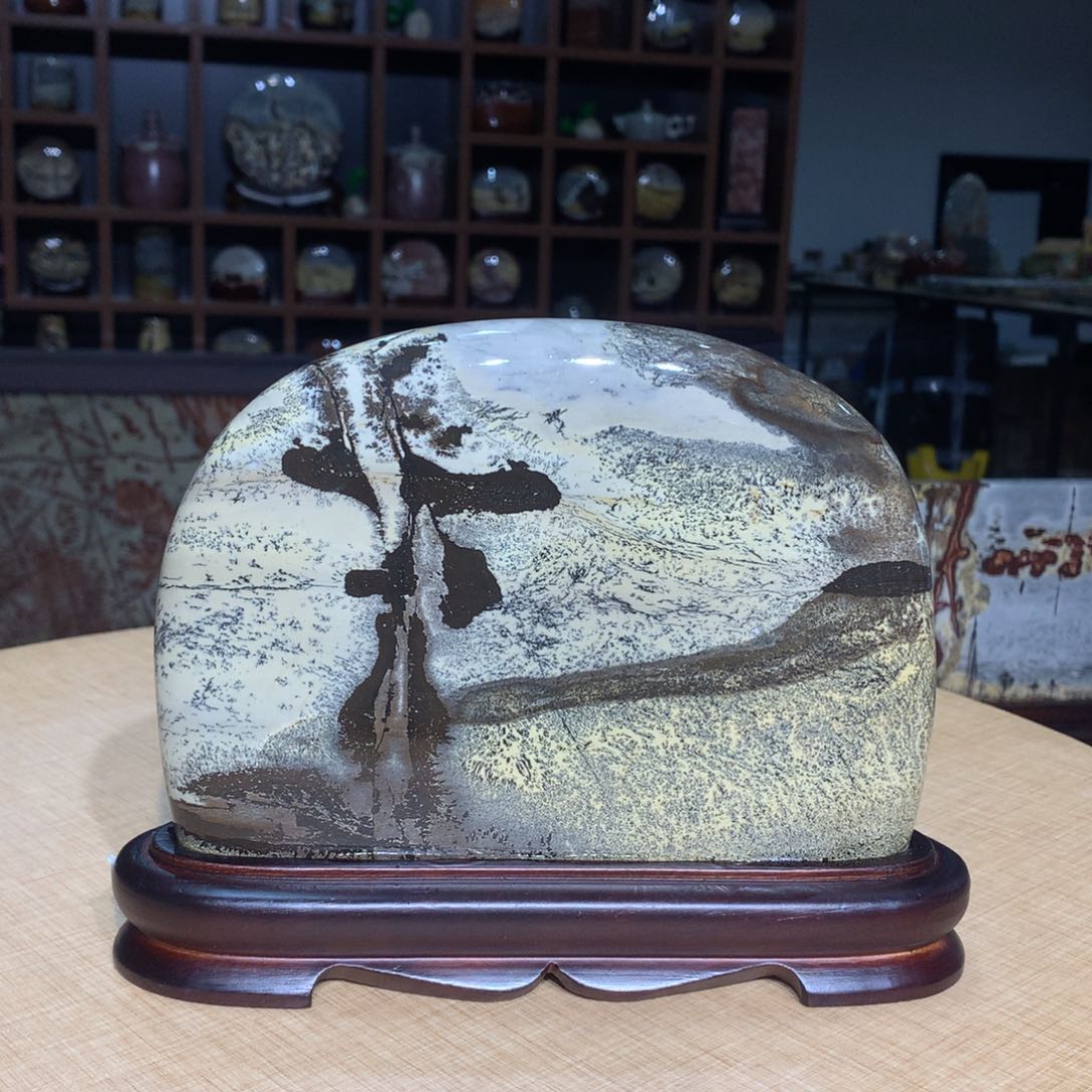 紫砂，广西国画石摆件，收藏观赏